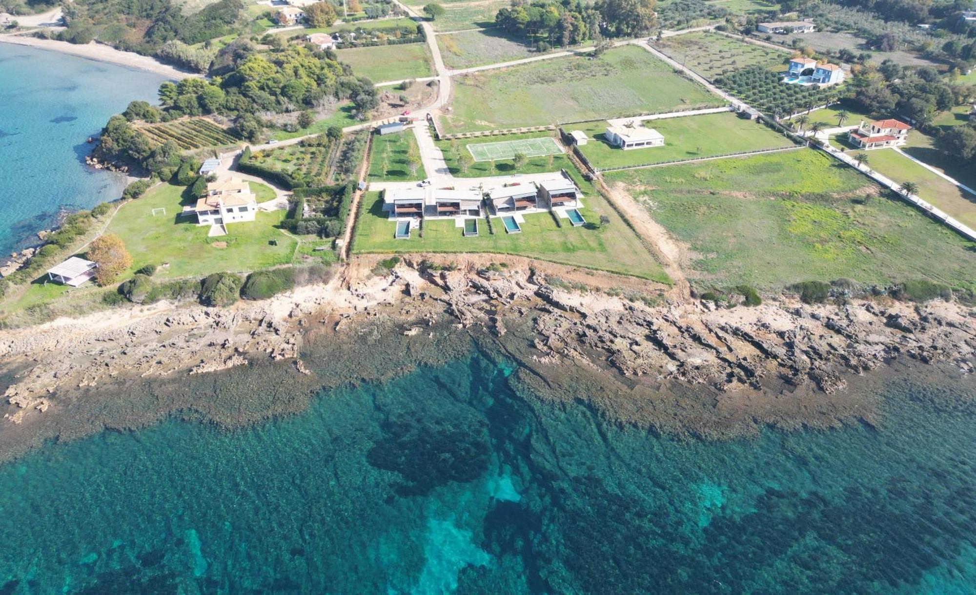 Real Life Homes Luxurious Seafront Villas Each With Their Own Private Pools Korakokhórion Buitenkant foto
